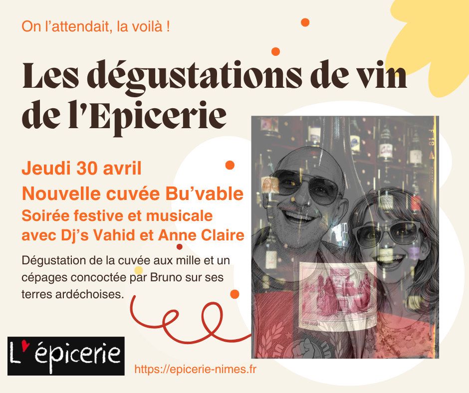 Les dégustations de l’Epicerie Nimes